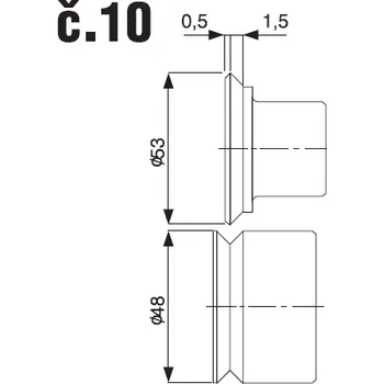 Horkovzdušná pistole Rolny k XB 50/180 - č.10