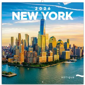 Kalendář Notique Poznámkový Kalendář New York 2026, 30 x 30 cm - Východní