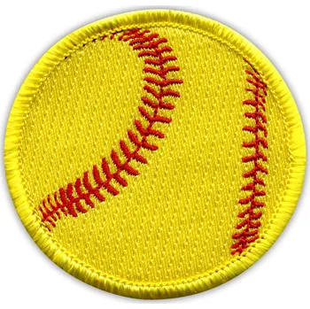 Nášivka Míč na softball - VÝŠIVKA -