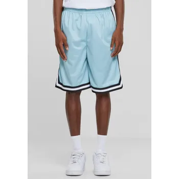 Pánské kraťasy Stripes Mesh - oceánově modrá/černá/bílá Urban Classics světle modrá 2712516