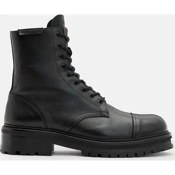 Pánské tenisky Kožené boty AllSaints Hank Boot M004FB černá 99X, EUR 40
