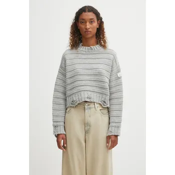 Pánský svetr Vlněný svetr MM6 Maison Margiela, L, šedá, 09X