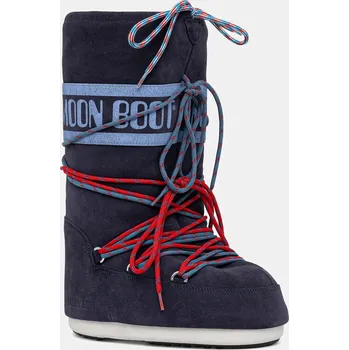 Dámská zimní obuv Sněhule Moon Boot MB ICON SUEDE LACES 80D1403050.F017 námořnická modř 59X, EUR 42/44