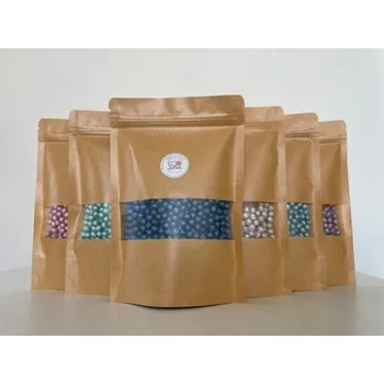 Luštěnina Senzorický materiál - barevná cizrna TMAVĚ MODRÁ