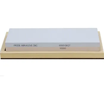 Pride Abrasive Inc. Water Stone 6000/10000 Grit Wood Box