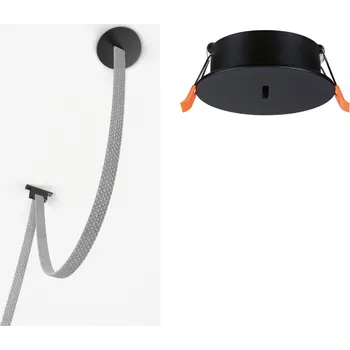 Bodové svítidlo PAULMANN ULine příslušenství vestavný kryt černá - PAULMANN P 94627