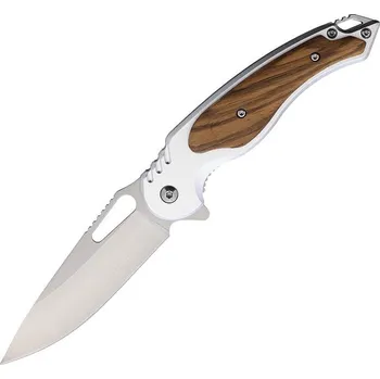 kapesní nůž MTech Wood Inlay Flipper Folder