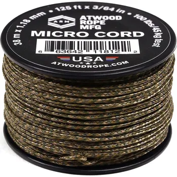 Náramek Micro Cord 1.18 mm Multi Camo - cívka cca 38 m
