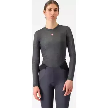 Castelli Medio Base Layer dámská spodní vrstva dlouhý rukáv Melange Gray vel. M