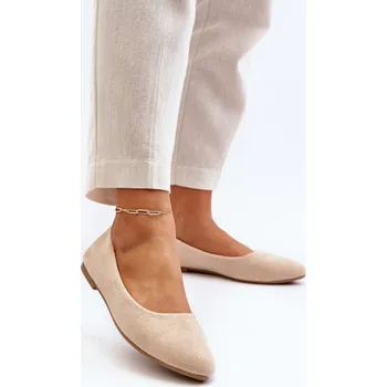 Dámské baleríny Béžové semišové baleríny EVENTO EVENTO růžová 2708368