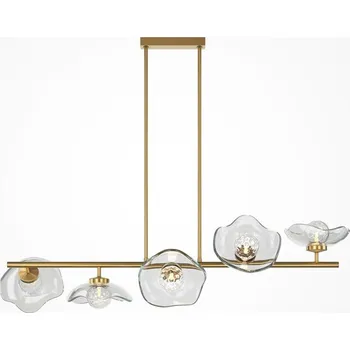 MAYTONI Závěsné svítidlo Miracle G9 5x28W mosaz sklo designové - MAYTONI M MOD207PL-05BS