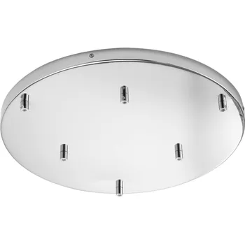 Příslušenství pro svítidlo FANEUROPE Rozeta PIREX kruhový rám chrom A 6 FORI 47x4,1cm - FANEUROPE FAN BASE-S-R6-CR