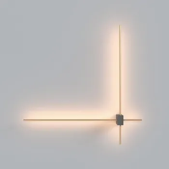 Nástěnné svítidlo MAYTONI Nástěnné svítidlo Pars 3000K 12W teplá bílá 1050lm zlatá hliník - MAYTONI M C070WL-L12GB3K