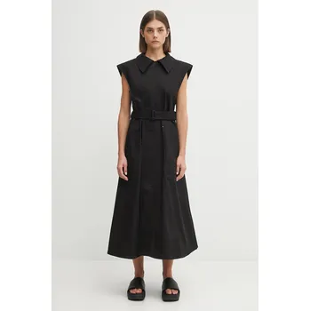 Dámské šaty Šaty Y-3 Twill, XS, černá, 99X