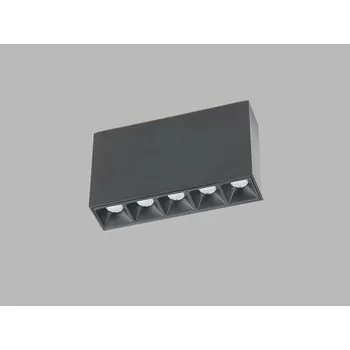 LED2 VÝPRODEJ Svítidlo LINEAR ON 5, B STROPNÍ ČERNÉ - LED2 Lighting LED2 1251133