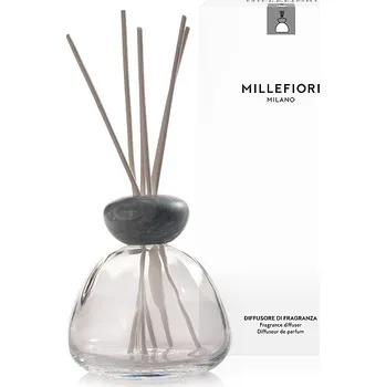 Aroma difuzér MILLEFIORI MILANO Air Design Marble Grey čiré sklo 350 ml