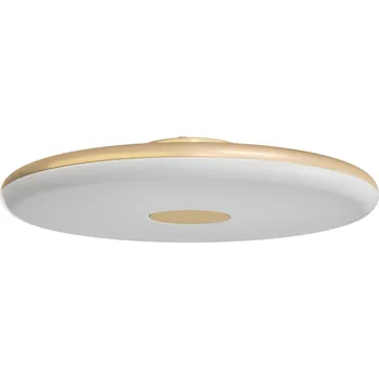 Svítidlo OSMONT ZETA 2 FP stropní/nástěnné plastové svítidlo zlatá / bílá IP40 3000 K 38W LED - OSMONT OS ZET60018