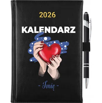 Kalendář Knižkový kalendář 2026 A5 černý