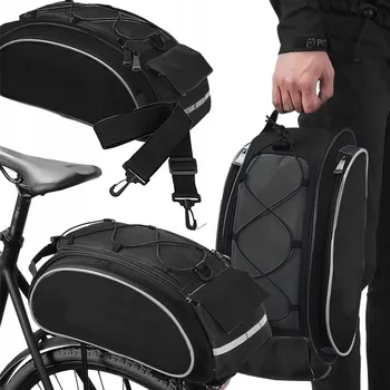 brašna na kolo Cyklistická brašna Trizand voděodolná černá na nosič 13 l