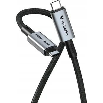 Datový kabel USB 4 kabel Verbatim USB-C(M) - USB-C(M) 1,2 m
