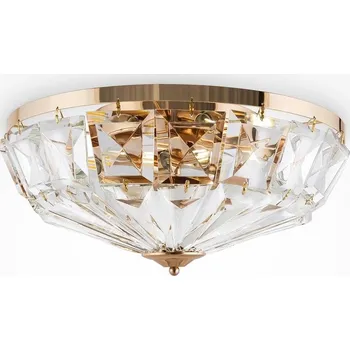 MAYTONI Stropní svítidlo Facet E14 6x60W zlatá kov/průhledné sklo - MAYTONI M MOD094CL-06G