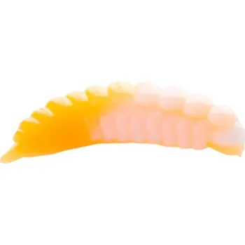 Rybářský háček 12ks - Gumová Nástraha Moonky Gamer Small 3,6cm 1,2gr Cheese White Orange Fluo