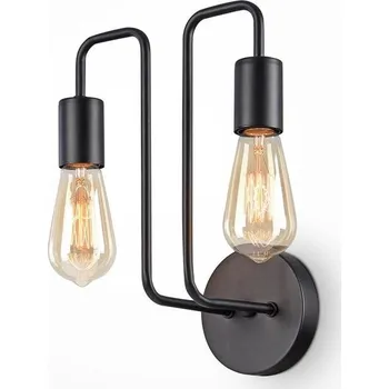 Nástěnné svítidlo MAYTONI Nástěnné svítidlo Gilbert E27 2x60W černý kov designové - MAYTONI M T532WL-02B