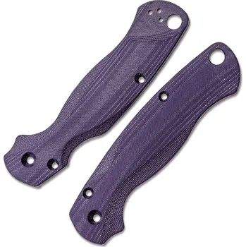 turistický batoh Flytanium Lotus Purple G10 střenky pro Spyderco Paramilitary 2