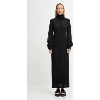 Dámské šaty Šaty Y-3 Hooded Knit, S, černá, 99X