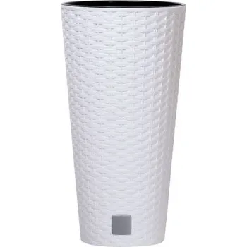 Květináč Bílý plast Květináč Prosperplast 25 cm x 25 x 47,5 cm