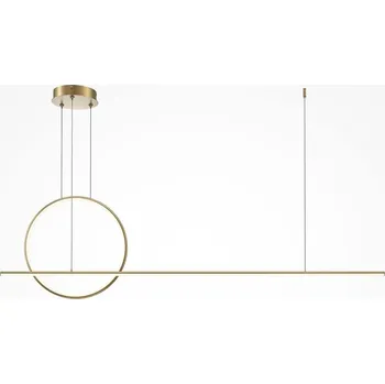 MAYTONI Závěsné svítidlo Halo 3500K 40W teplá bílá 2100lm mosaz hliník designové - MAYTONI M MOD247PL-L49BSK