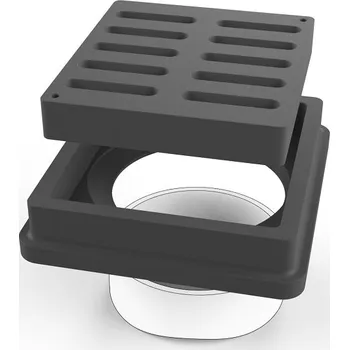 MEA MB Kompozitní uliční mříž s rámem na uliční vpusť D400 kN čtvercová