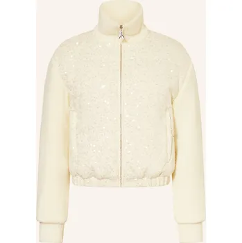 Patrizia Pepe Dámská Prošívaná Bunda S Flitry, bílá, 34