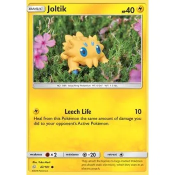 Sběratelská karetní hra Pokémon TEU 047/181 Joltik - Team Up Stav: Near Mint, Verze: NORMAL