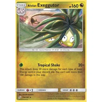 Volný čas Pokémon TEU 114/181 Alolan Exeggutor - Team Up Stav: Near Mint, Verze: NORMAL