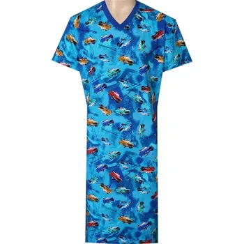 Pánská noční košile Pánská Noční Košile FOLTÝN NK438 Velikost: XL, Materiál: Krátký rukáv