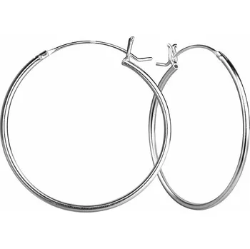 Náušnice 11386 Stříbrné 2 cm KRUHY 2 cm, 0,85 g