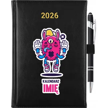 Kalendář Knižkový kalendář 2026 A5 černý