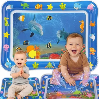 Hračka pro nejmenší Nafukovací vodní podložka Retoo modrá 50x66x7 cm