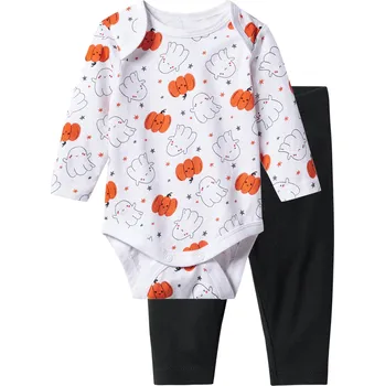 lupilu® Dětská souprava na Halloween, 2dílná (bílá, 62/68)