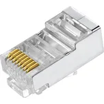 W-Star WSSTPRJ4510 - Konektor FTP RJ45 CAT5e 10ks stíněný drát licna pozlacený