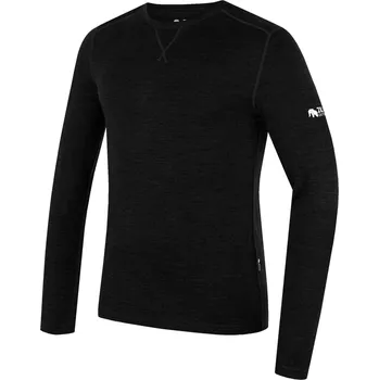 Pánské triko Zulu Merino 160 Long Velikost: XXL / Barva: černá