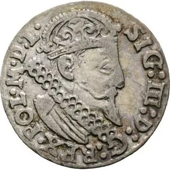 Polsko – Trojak (3 Groše) Krakov 1624 – Zikmund III. Vasa 1,87 g