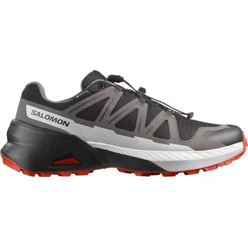 Pánská fitness obuv Pánské boty SALOMON SPEEDCROSS PEAK GORE-TEX BLACK/CASTLEROCK/CHERRY TOMATO EU 42 2/3 (UK 8,5)