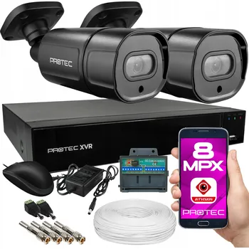Bezpečnostní kamera Monitorovací sada Protec Monitoring AHD PRXVR02T8BLBD