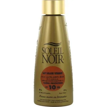 Přípravek na opalování Vitamínové opalovací mléko Soleil Noir SPF10, 150 ml