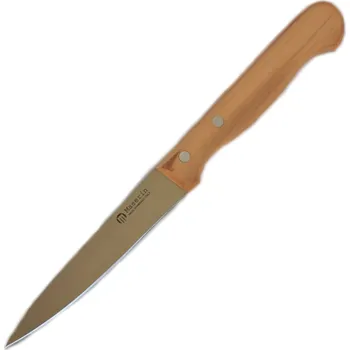 Pracovní nůž Maserin Univerzální Kuchyňský Nůž s Olivovou Rukojetí, 105 mm Čepel