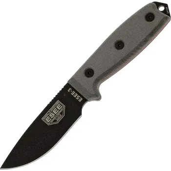 Pracovní nůž ESEE Model 3 Gray Handle Black Blade