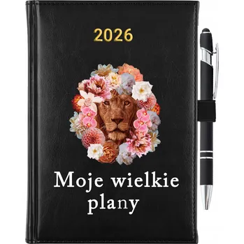 Kalendář Knižkový kalendář 2026 A5 černý