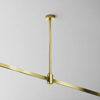 Bodové svítidlo MAYTONI Stropní upevnění pro magnetickou lištu 300 mm mosaz hliník 24V Flarity - MAYTONI M TRA158C-S1-BS